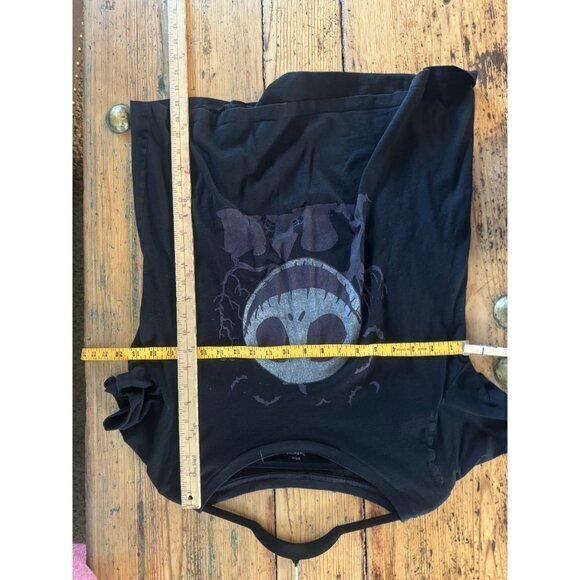 Disney Nightmare Before Christmas Women's‎ Black Shirt Size 0 short sleeve - Picture 5 of 5